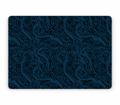 MacBook Pro 14" (2024, M4) skin, Eternal Blue, top skin without logo cutout