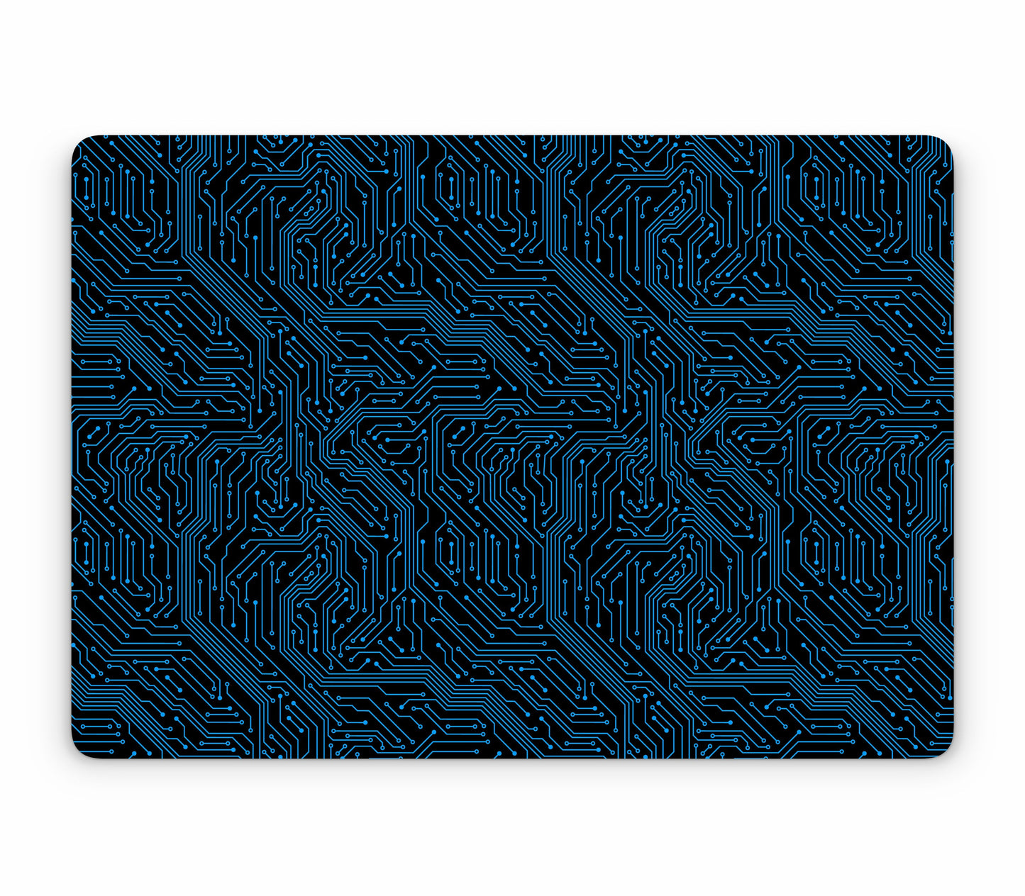 MacBook Air 13" (2025, M4) skin, Eternal Blue, top skin without logo cutout