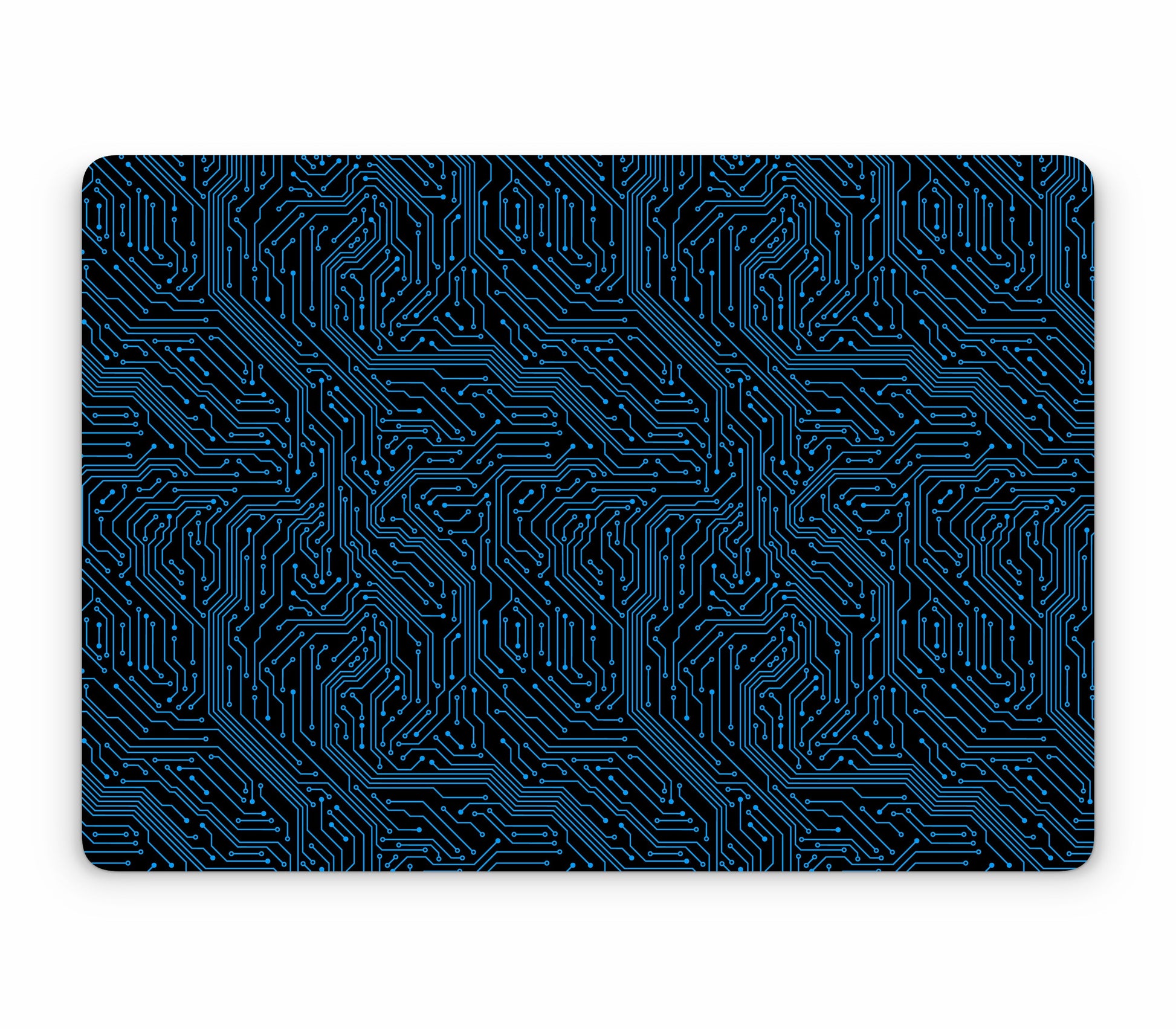 MacBook Air 13" (2025, M4) skin, Eternal Blue, top skin without logo cutout