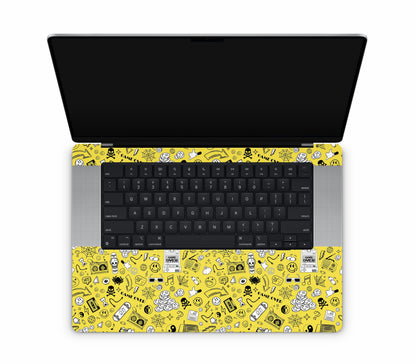 MacBook Pro 16" (2024, M4) skin, 90’s Nostalgia, inside skin