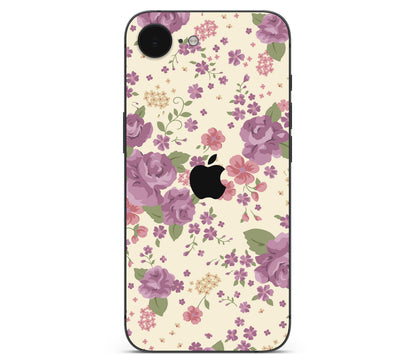 iPhone 16e skin, Lilac, back skin with logo cutout