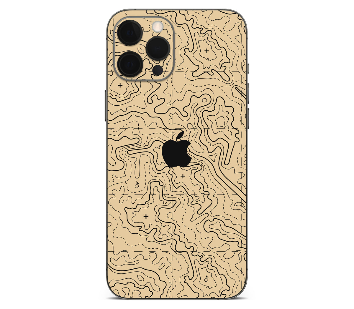 iPhone 12 Pro Max skin, Lockdown (Sandline), back skin with logo cutout