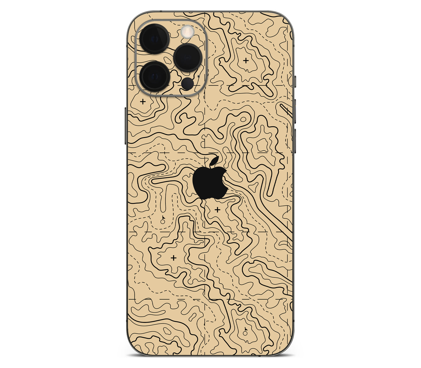 iPhone 12 Pro skin, Lockdown (Sandline), back skin with logo cutout