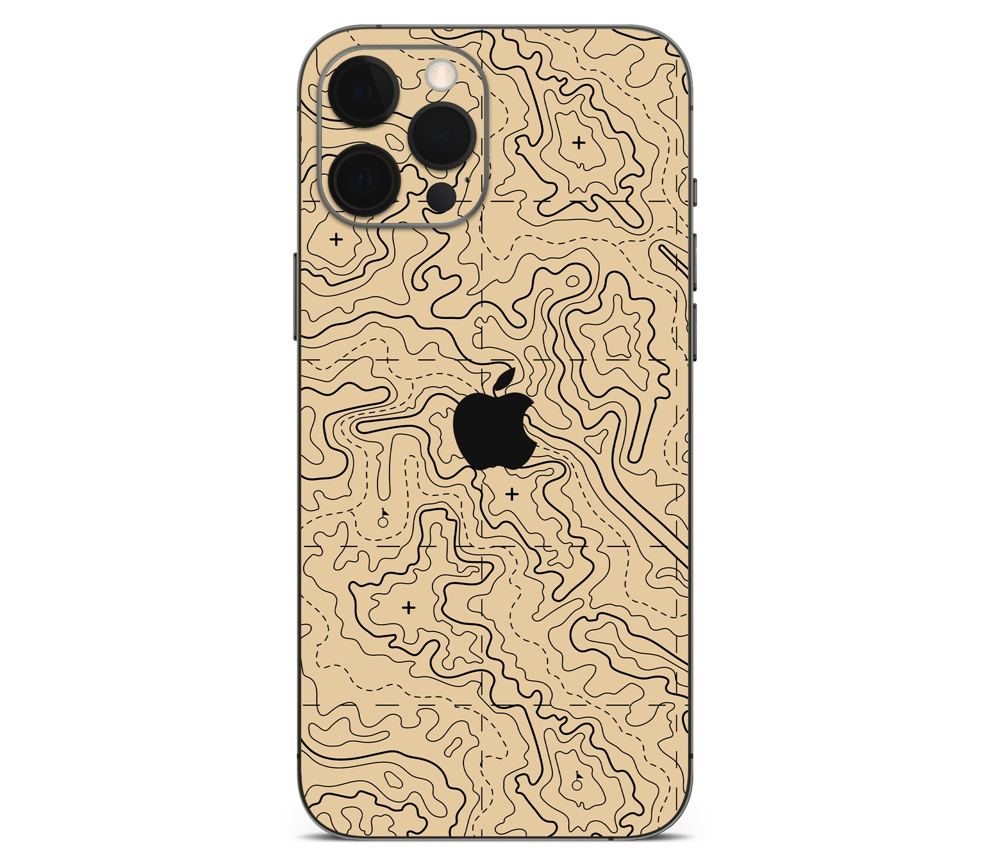 iPhone 12 Pro skin, Lockdown (Sandline), back skin with logo cutout