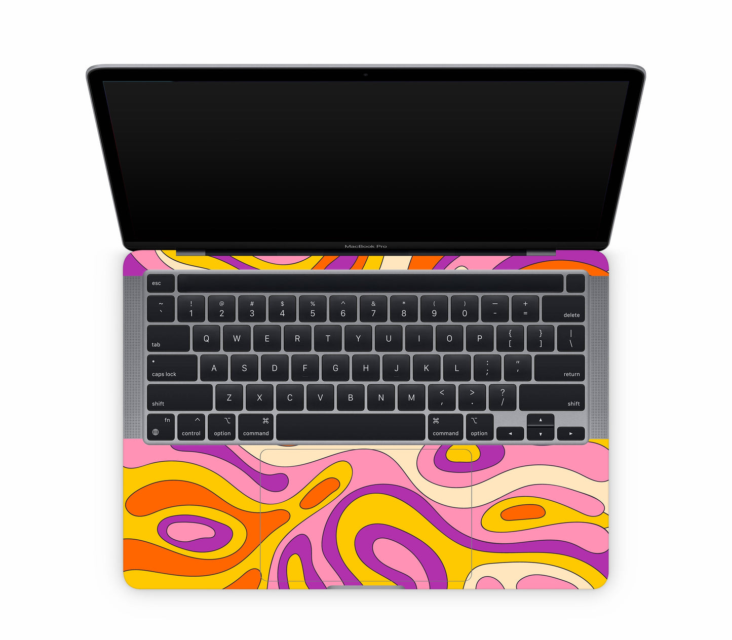 MacBook Pro 13" (2020, M1) skin, Psycho Vortex, inside skin
