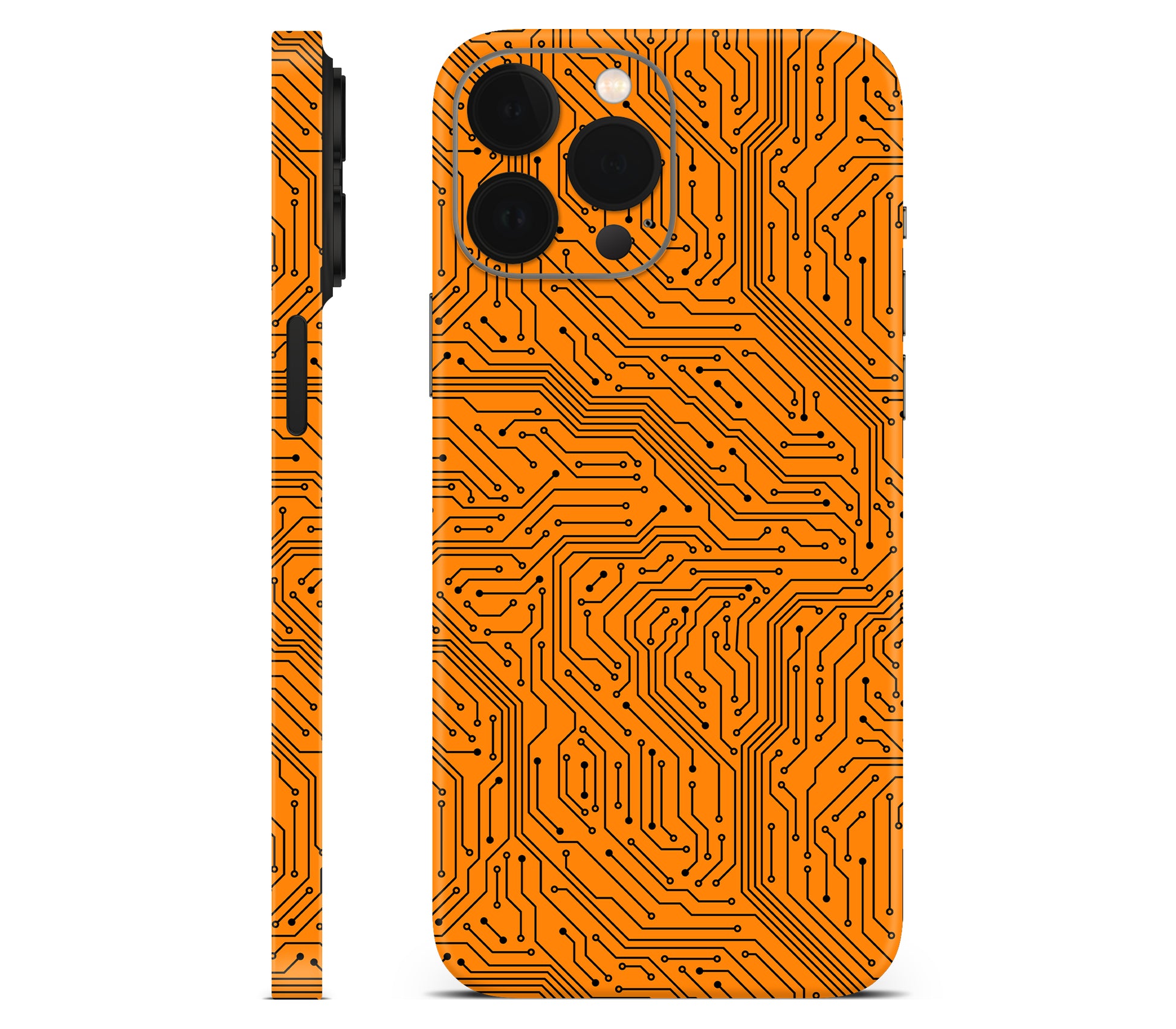 iPhone 13 Pro skin, Pulse Grid, full wrap without logo cutout