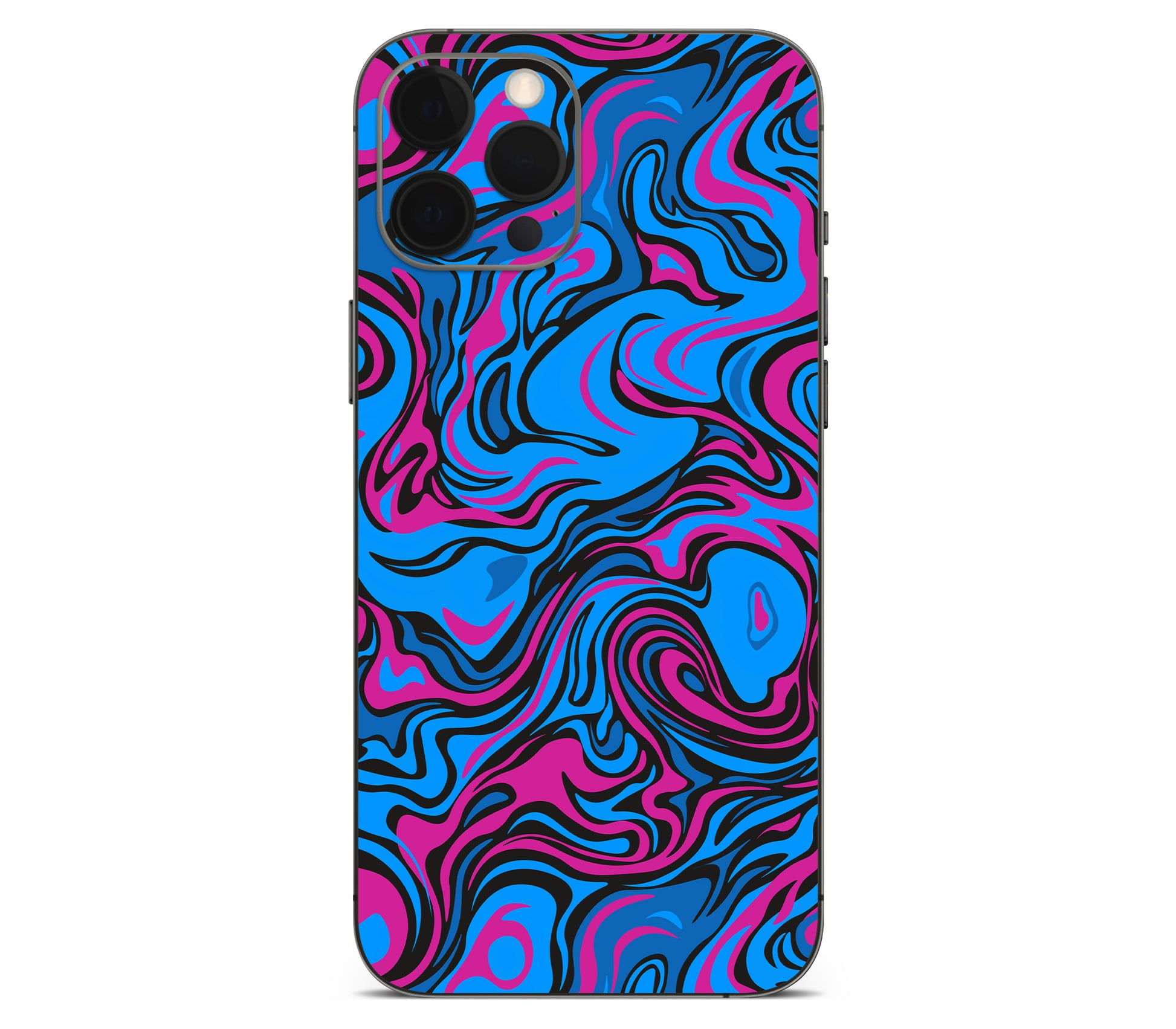iPhone 12 Pro Max skin, Brain Drain, back skin without logo cutout