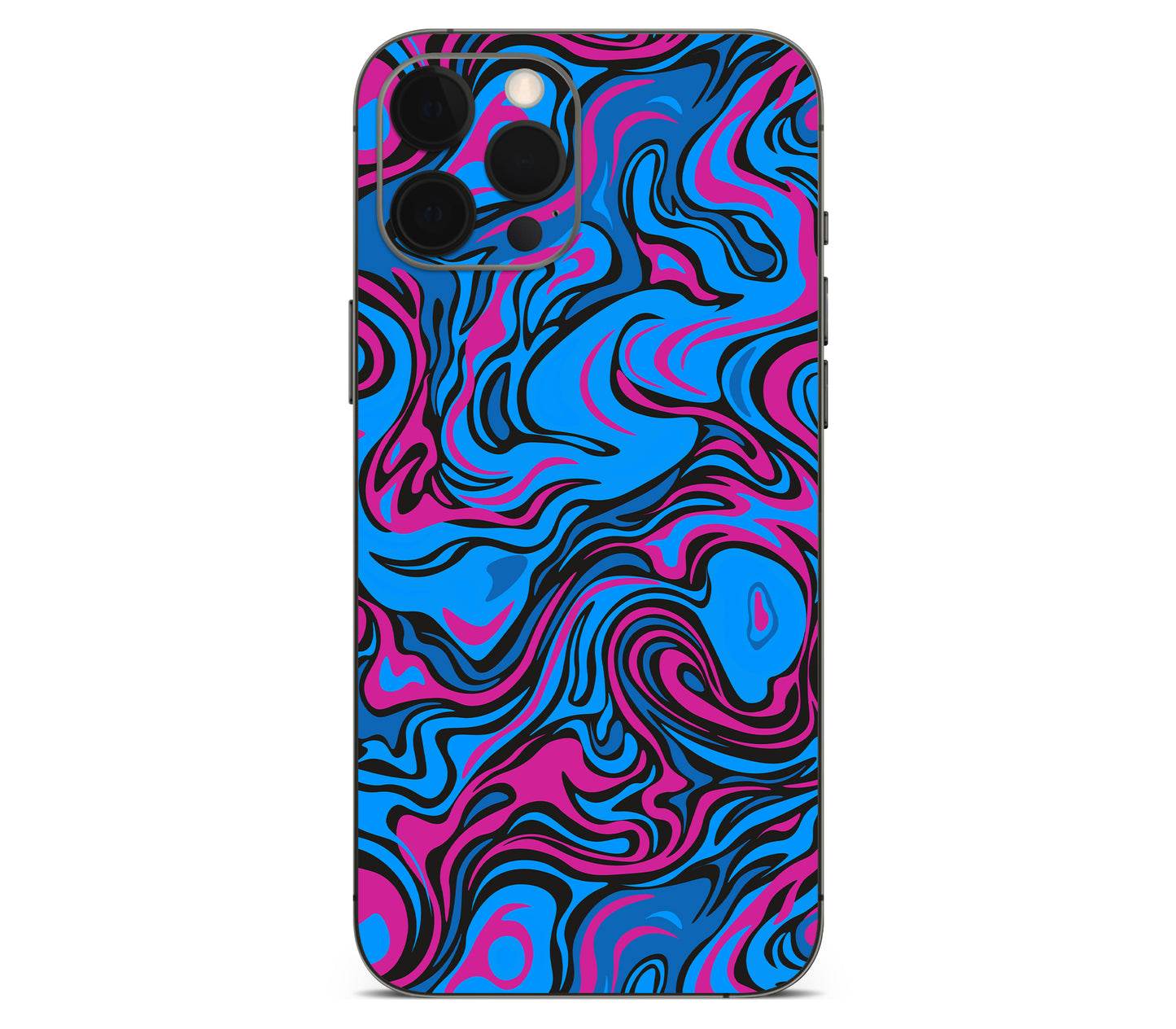 iPhone 12 Pro skin, Brain Drain, back skin without logo cutout