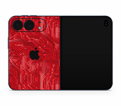 iPhone Duo skin, REDLINE, back skin with logo cutout