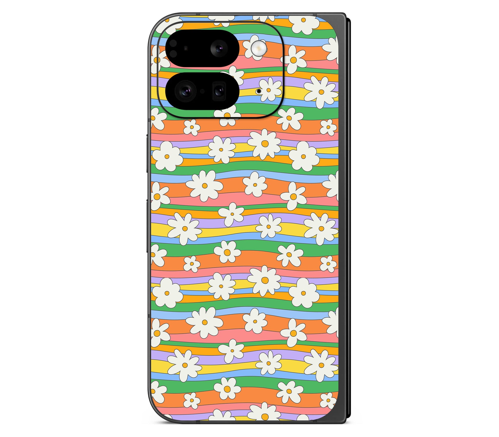 Google Pixel 11 Pro Fold skin, Daisy Drift, back skin