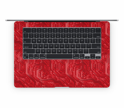MacBook Air 15" (2025, M4) skin, REDLINE, inside skin