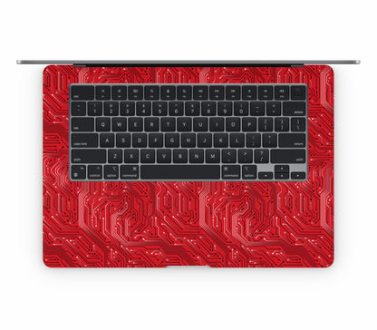MacBook Air 15" (2024, M3) skin, REDLINE, inside skin
