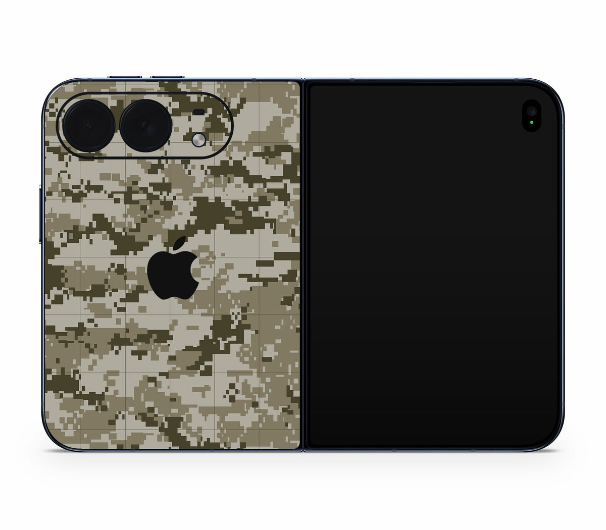 iPhone Duo skin, Stealth Mode, back skin with logo cutout