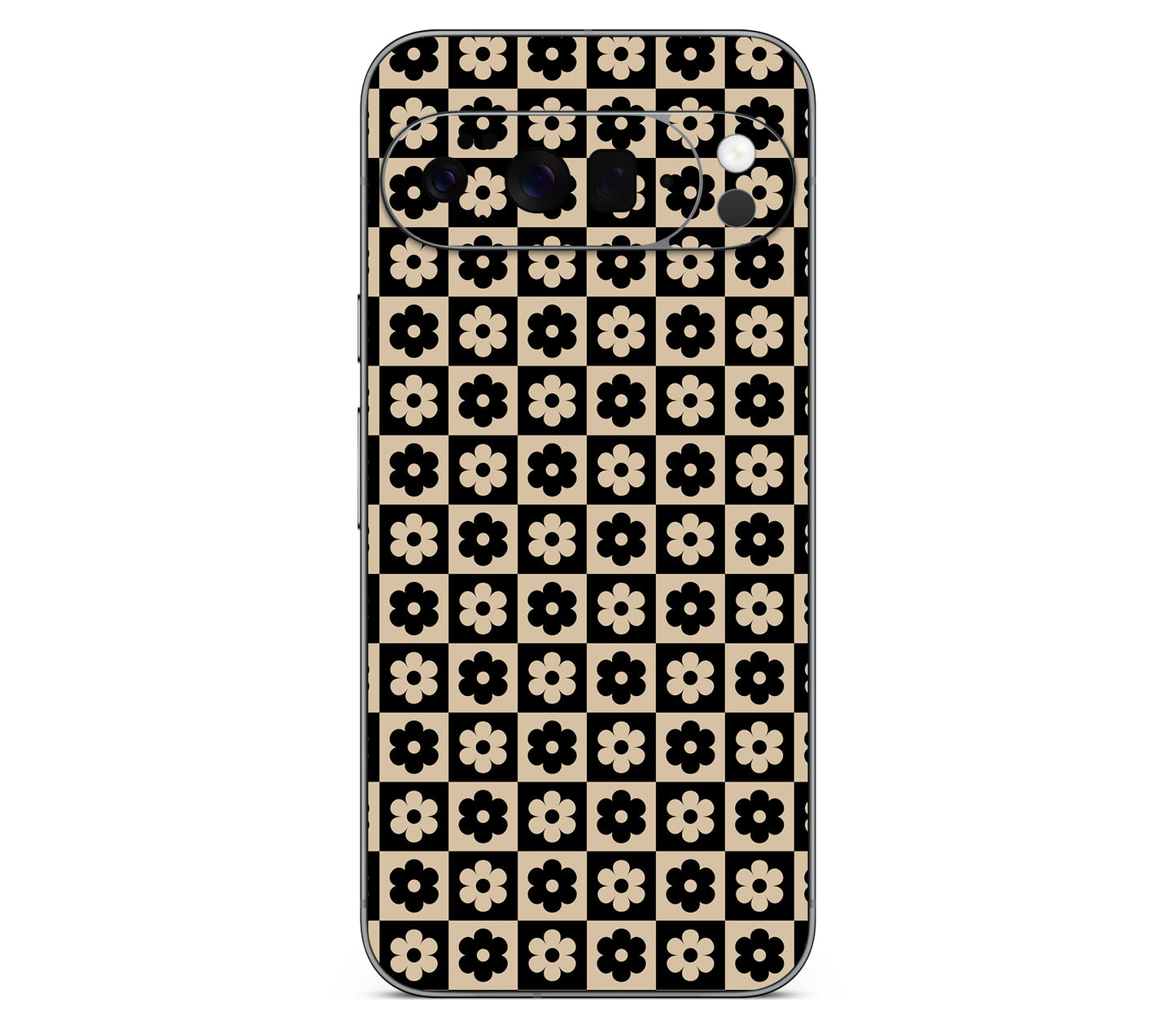 Google Pixel 11 Pro XL skin, Floral Grid, back skin