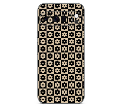 Google Pixel 11 Pro XL skin, Floral Grid, back skin