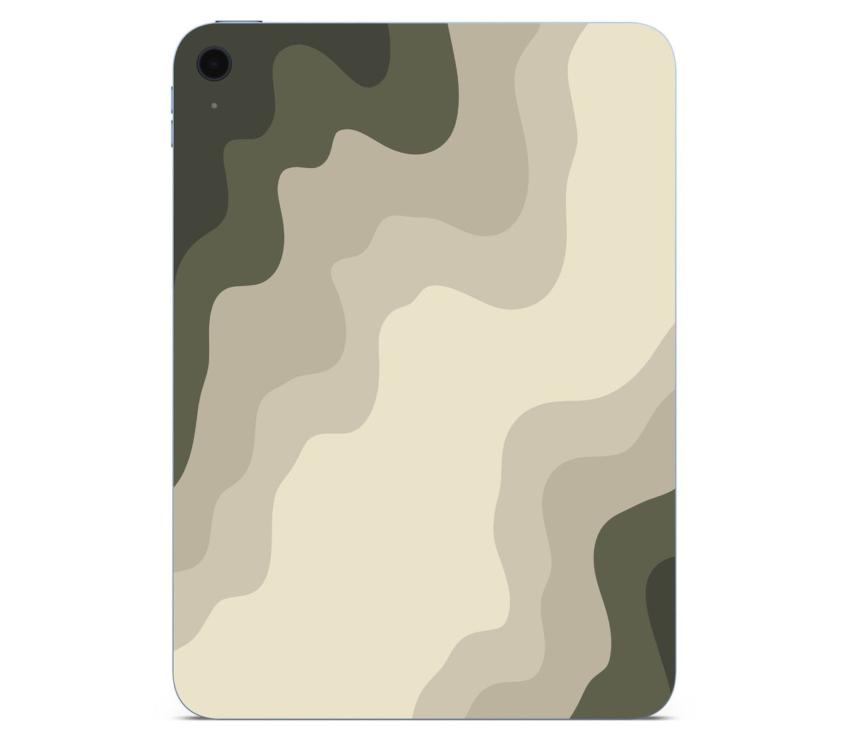 iPad 10.9" (2025, Gen 11) skin, Drift (Mirage), back skin without logo cutout