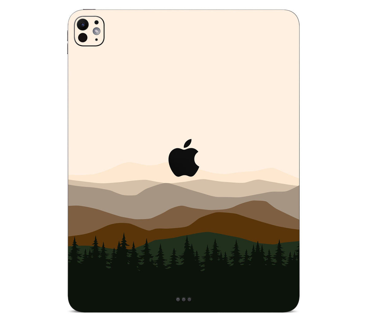 iPad Pro 11" (M4) skin, Sierra Dusk, back skin with logo cutout