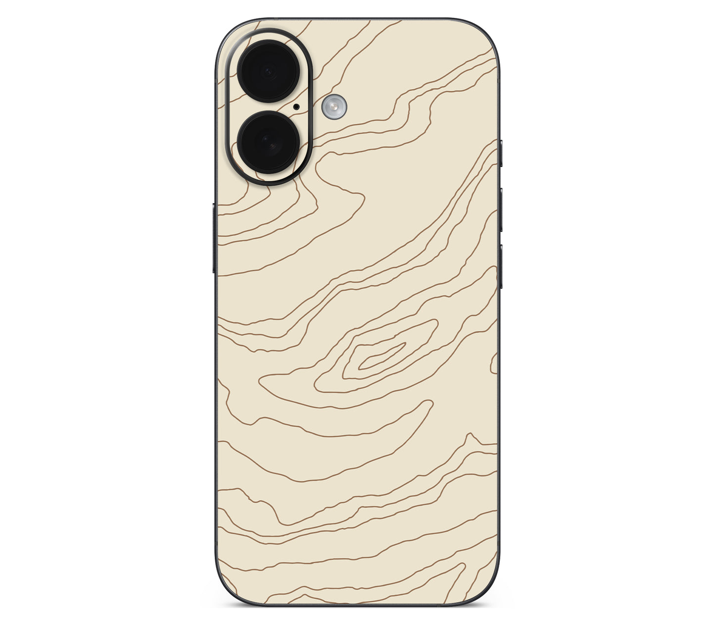 iPhone 16 Plus skin, Dune, back skin without logo cutout