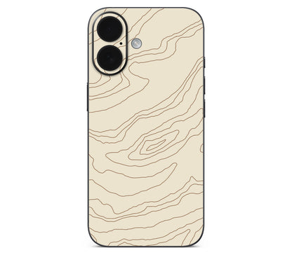 iPhone 16 Plus skin, Dune, back skin without logo cutout