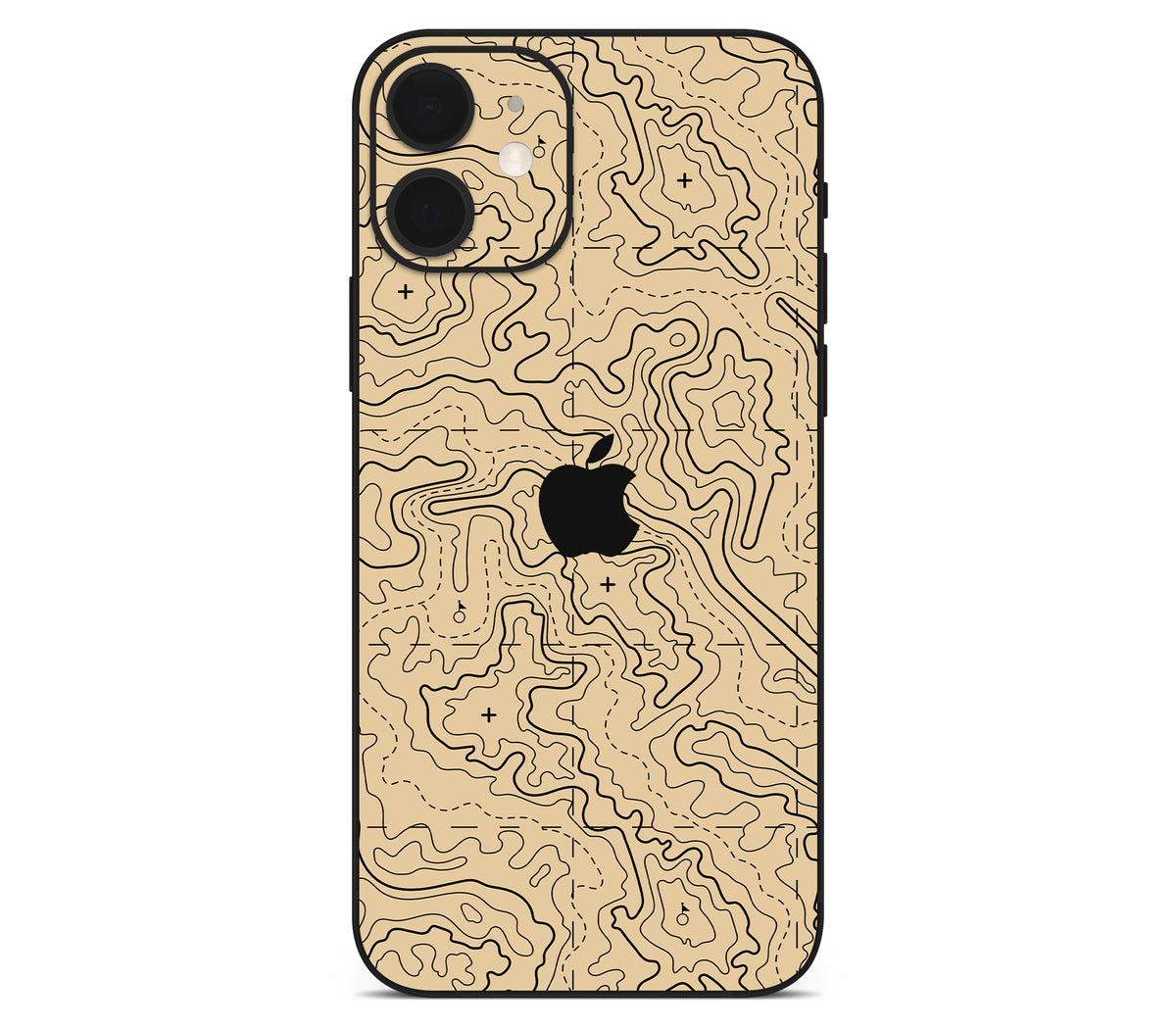 iPhone 12 skin, Lockdown (Sandline), back skin with logo cutout