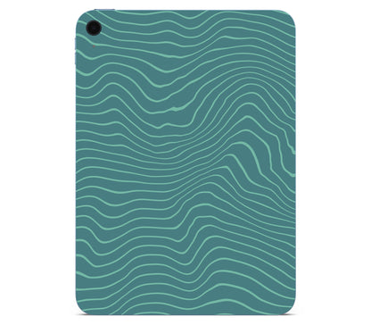 iPad 10.9" (2022, Gen 10) skin, Tide, back skin without logo cutout