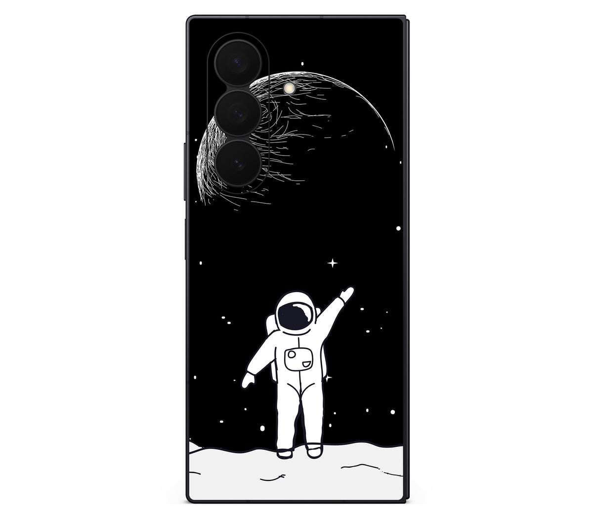 Galaxy Z Fold 8 skin, Moonwave, back skin