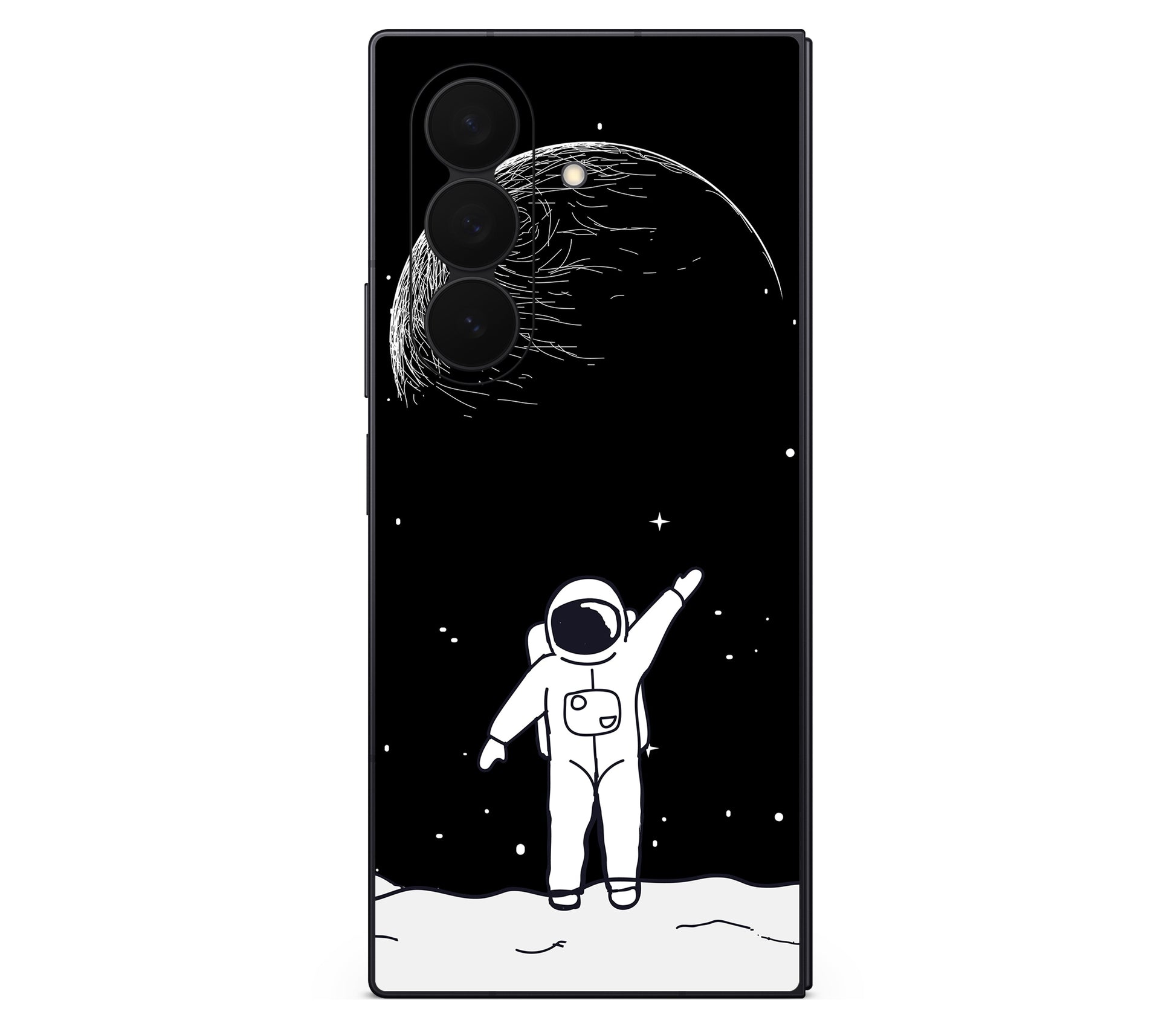 Galaxy Z Fold 8 skin, Moonwave, back skin