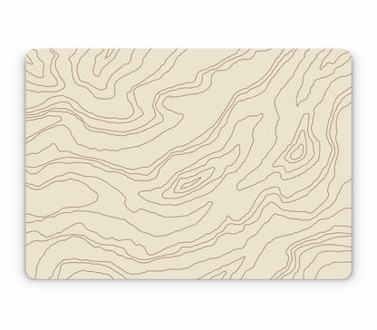 MacBook Pro 13" (2020, M1) skin, Dune, top skin without logo cutout