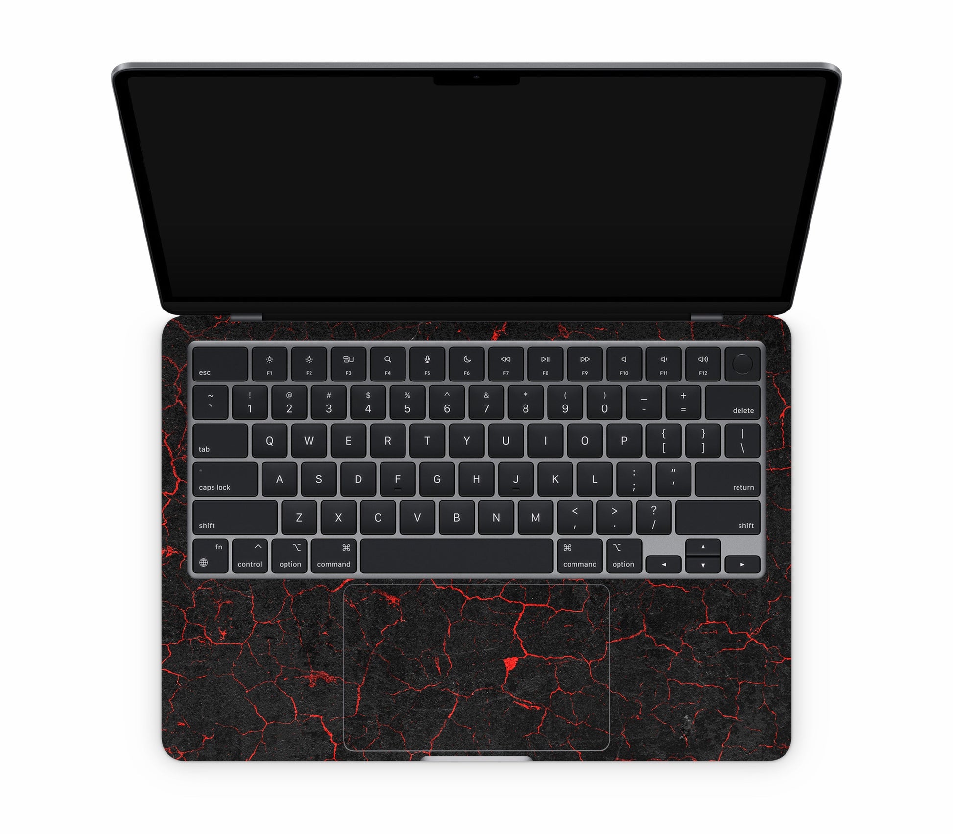 MacBook Air 13" (2025, M4) skin, Hellcrack, inside skin