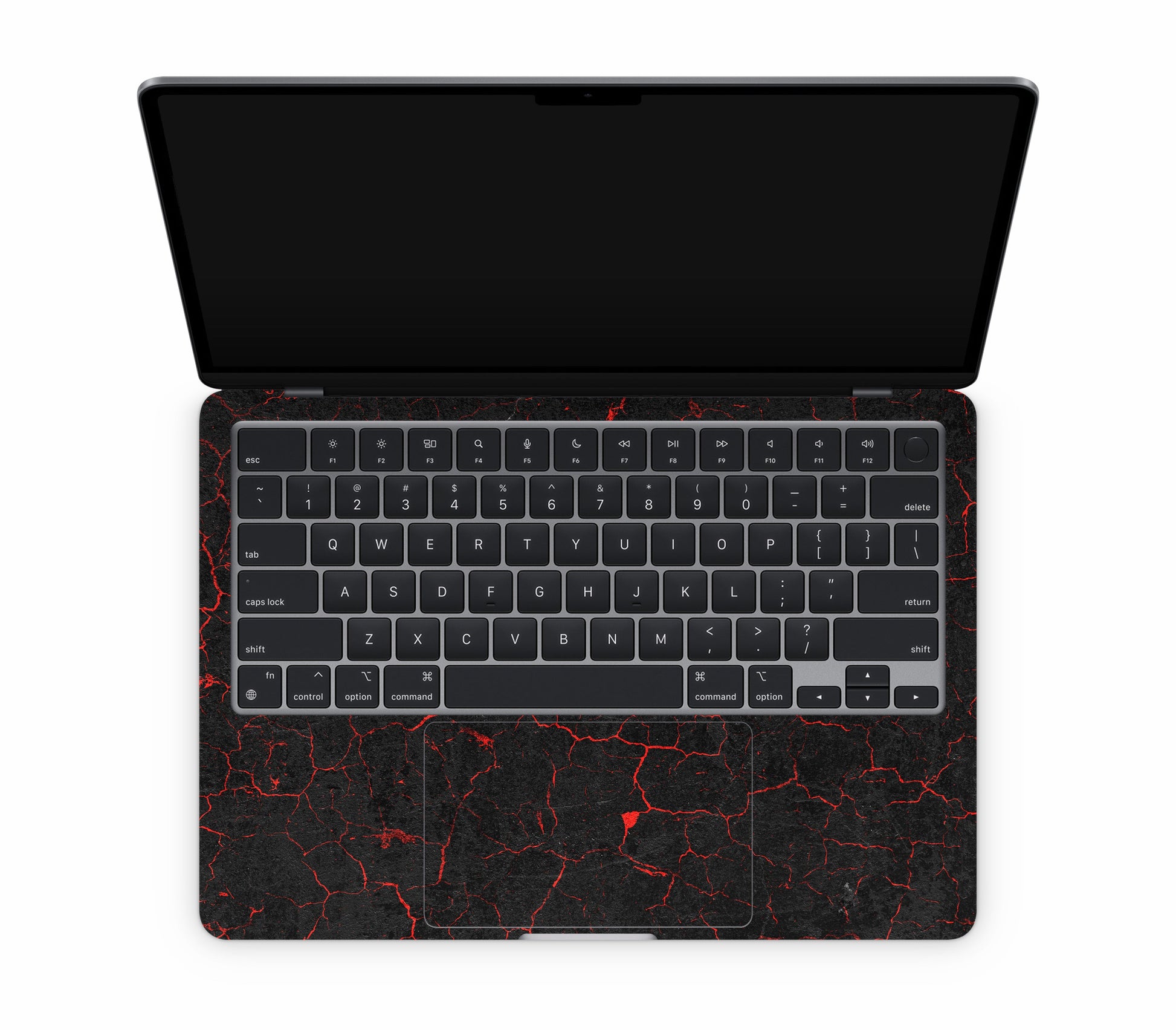 MacBook Air 13" (2022, M2) skin, Hellcrack, inside skin