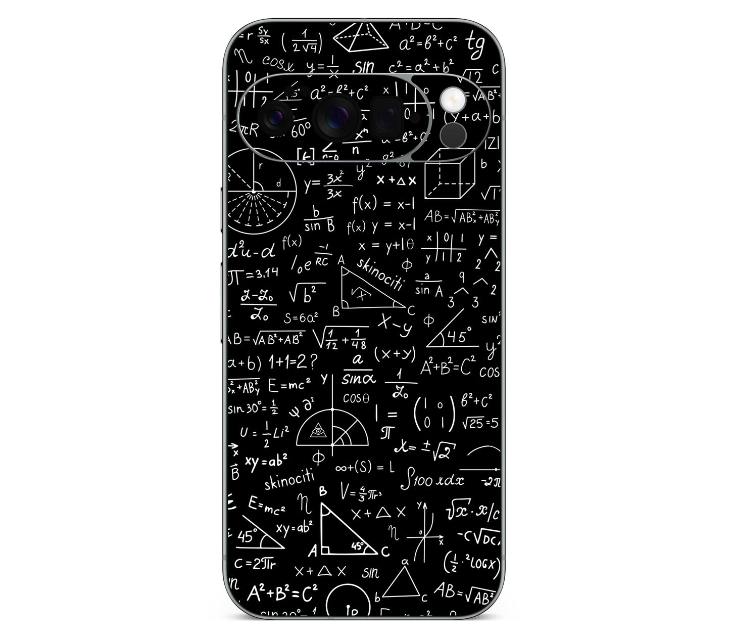 Google Pixel 11 Pro skin, Math Madness, back skin
