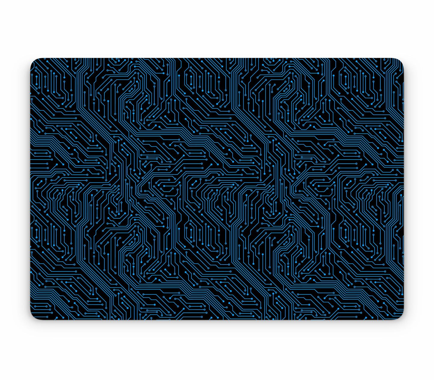 MacBook Air 15" (2025, M4) skin, Eternal Blue, top skin without logo cutout