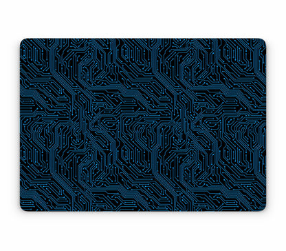 MacBook Pro 16" (2024, M4) skin, Eternal Blue, top skin without logo cutout