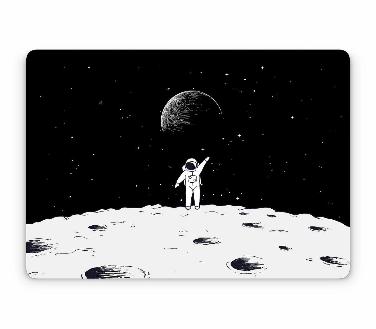 MacBook Air 13" (2018-2019) skin, Moonwave, top skin