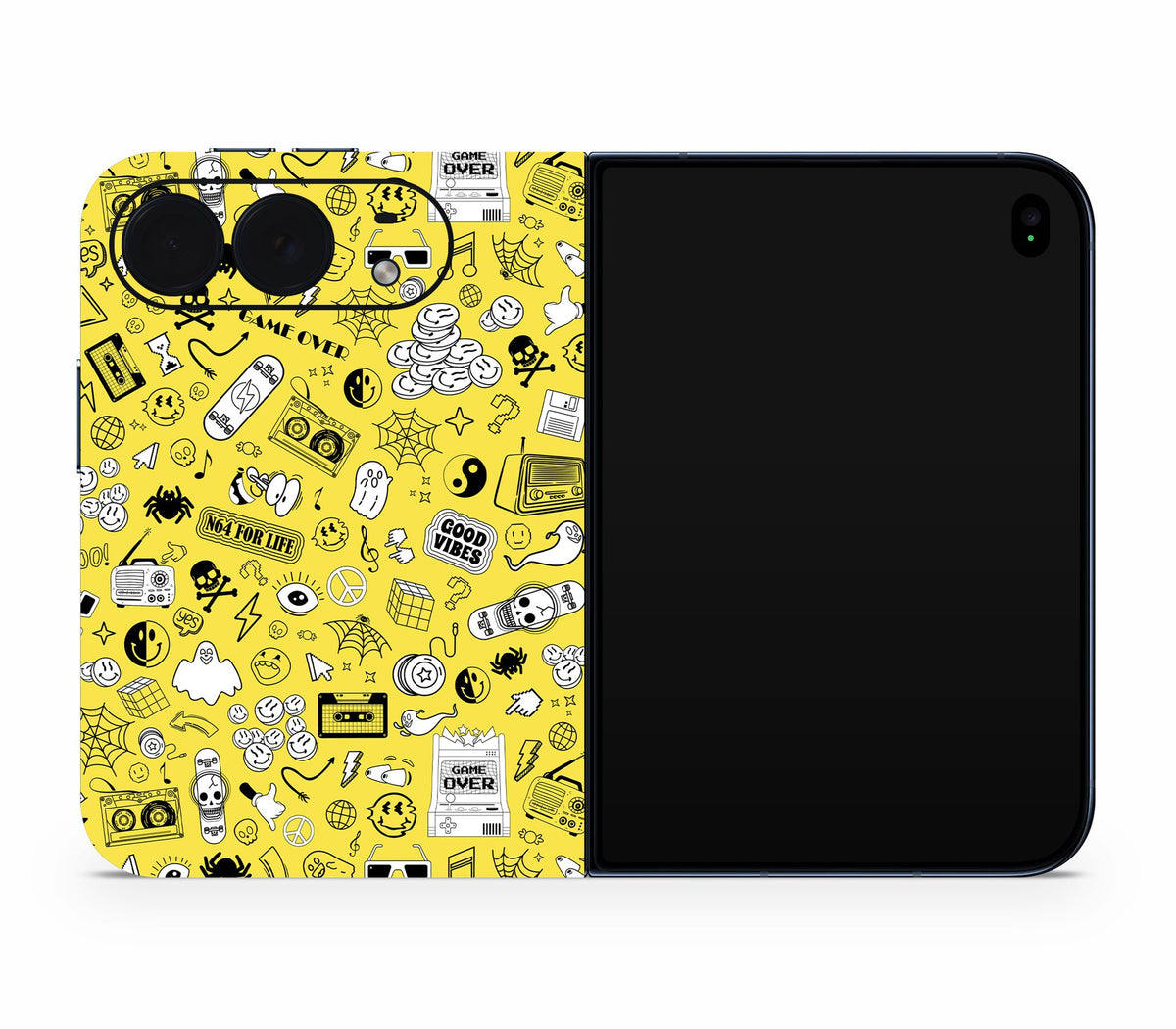 iPhone Duo skin, 90’s Nostalgia, full wrap without logo cutout