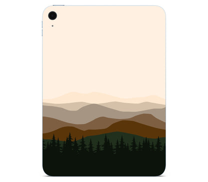 iPad 10.9" (2025, Gen 11) skin, Sierra Dusk, back skin without logo cutout