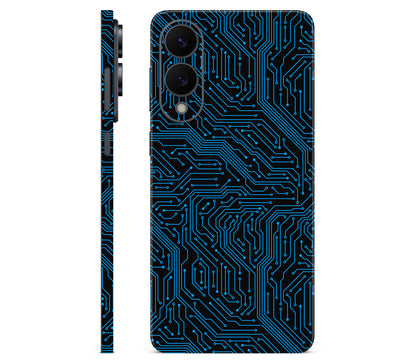Galaxy S25 Edge skin, Eternal Blue, full wrap skin