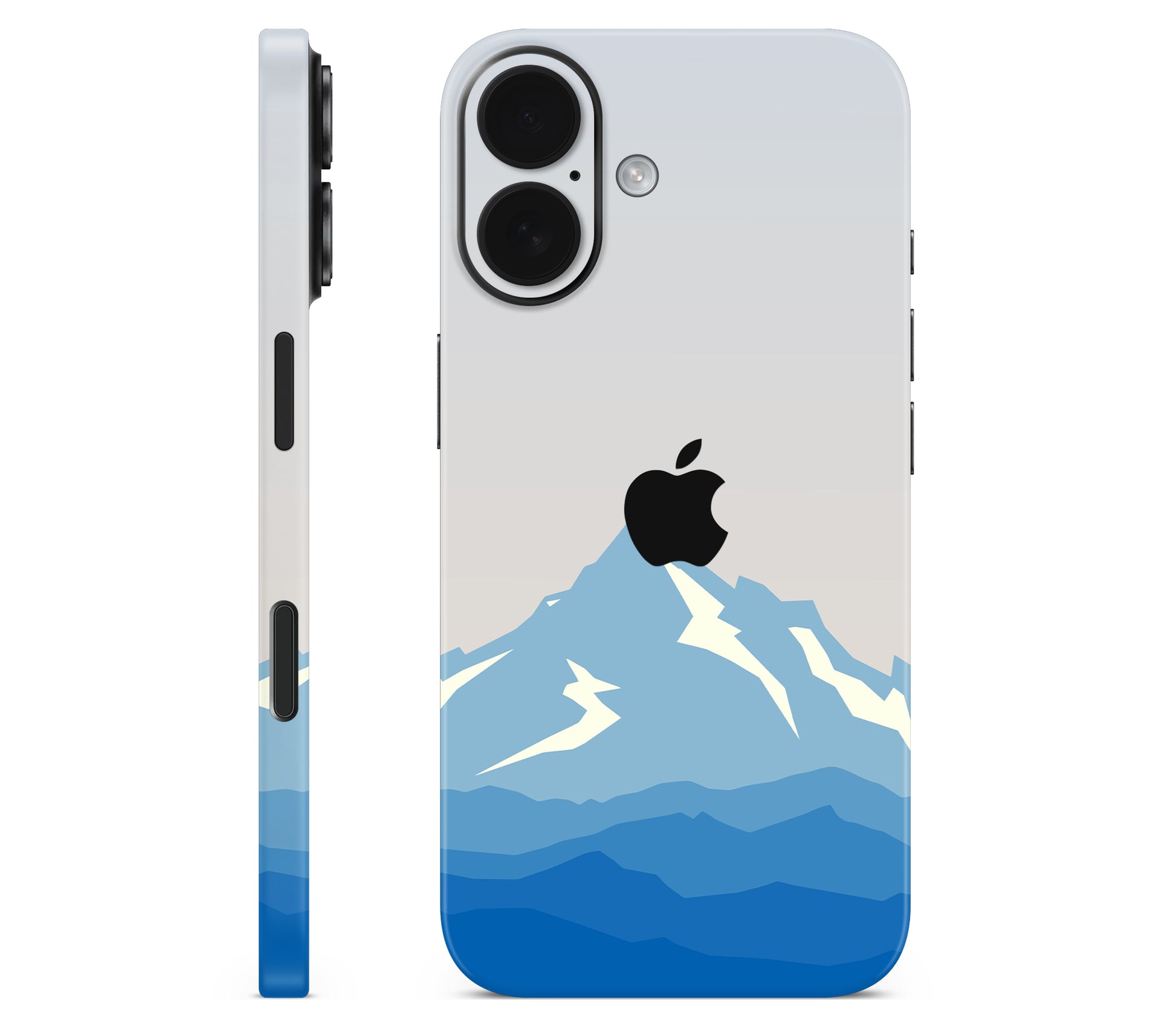 iPhone 16 Plus skin, Everest, full wrap with logo cutout