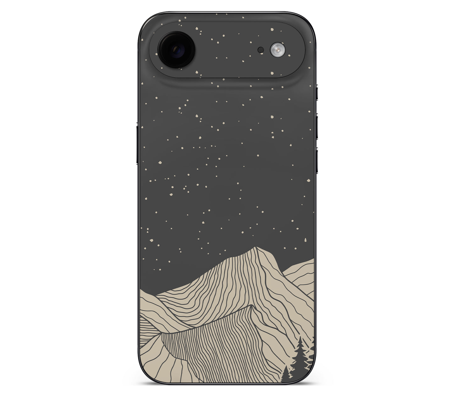 iPhone Air skin, Nightline, back skin without logo cutout