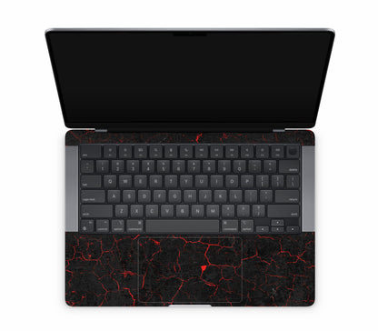 MacBook Pro 14" (2025, M5) skin, Hellcrack, inside skin