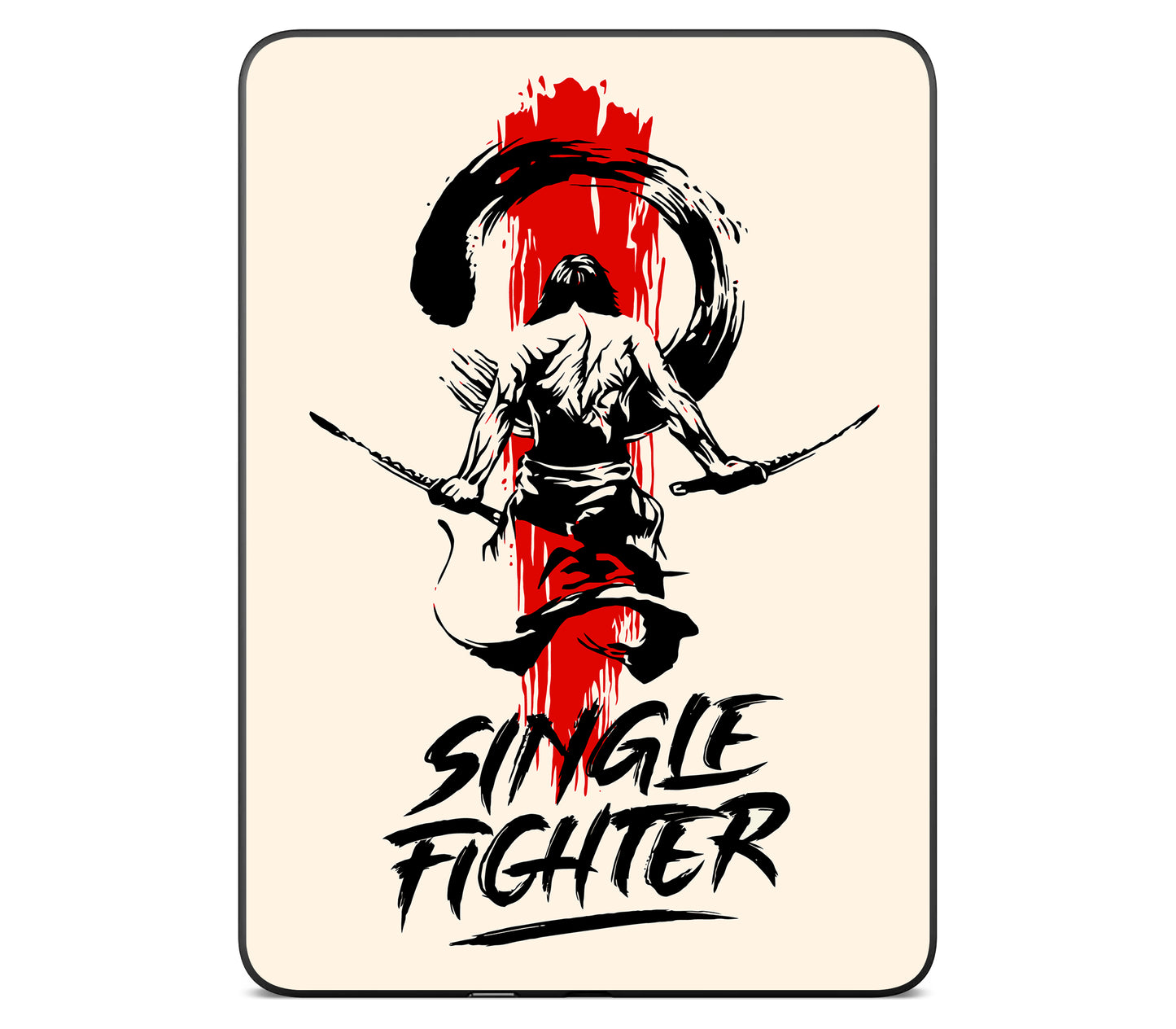 Kindle Paperwhite (Gen 12) skin, Samurai, back skin