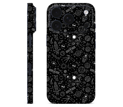 iPhone 18 Pro skin, Cygnus, full wrap without logo cutout