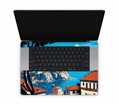 MacBook Pro 16" (2024, M4) skin, Coastal Clouds, inside skin