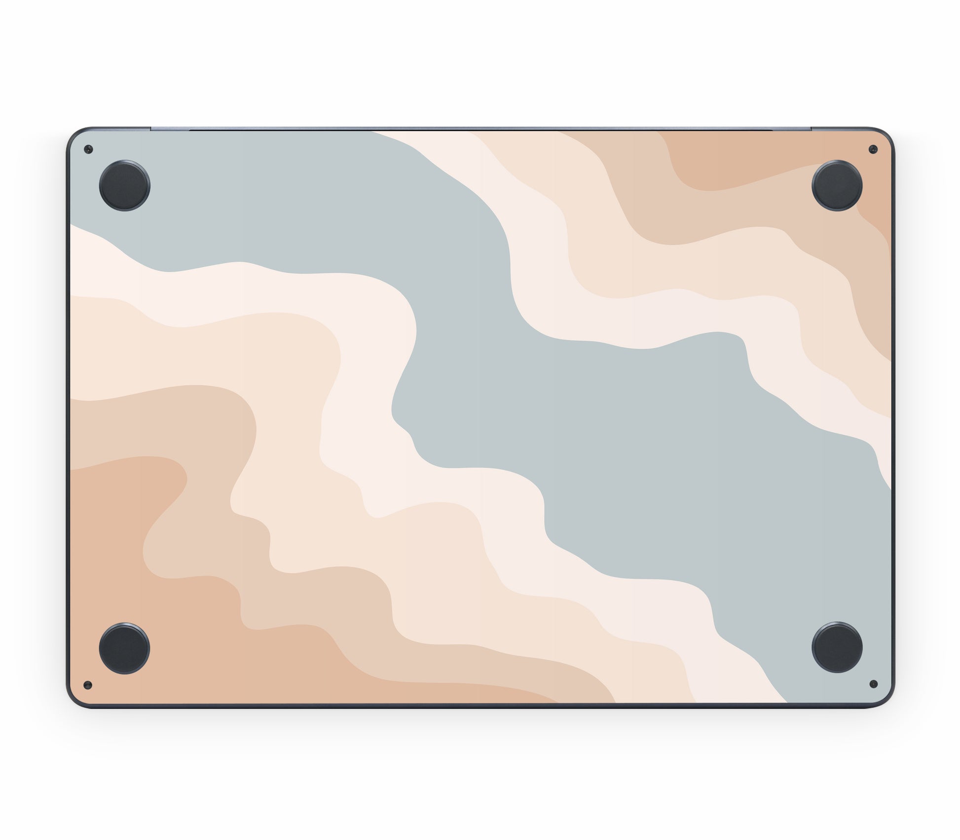 MacBook Air 15" (2026, M5) skin, Drift (Haze), bottom skin