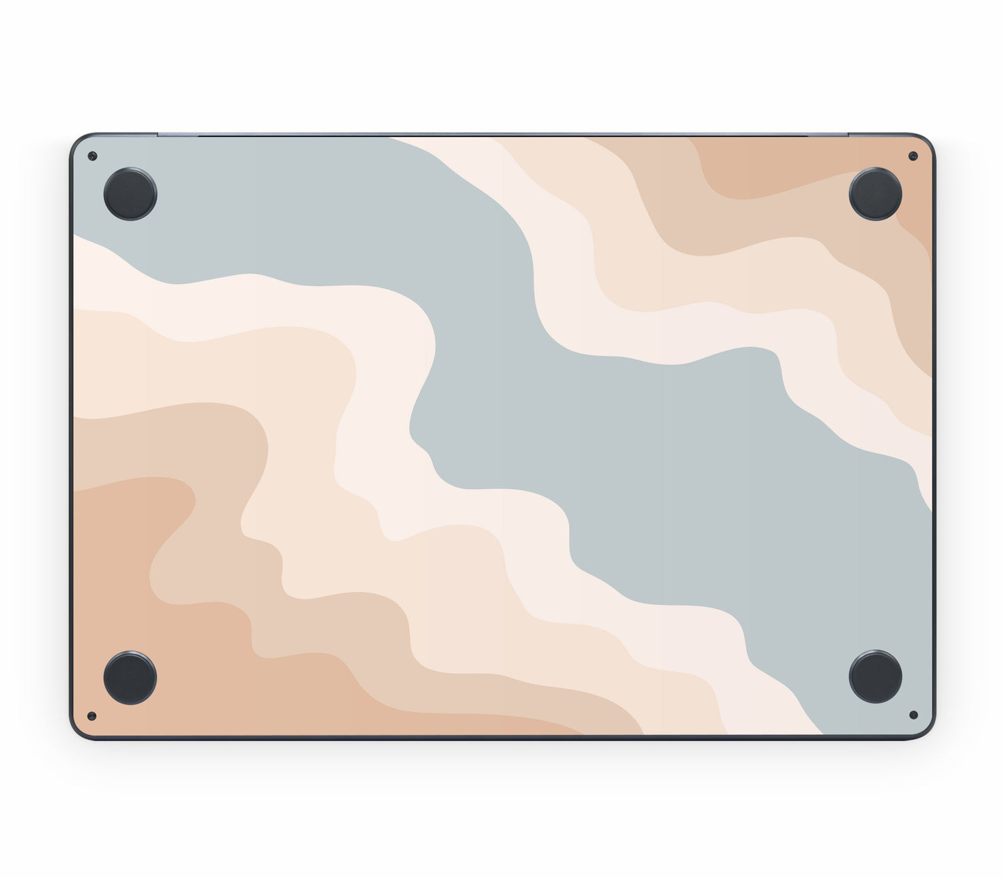 MacBook Air 13" (2025, M4) skin, Drift (Haze), bottom skin