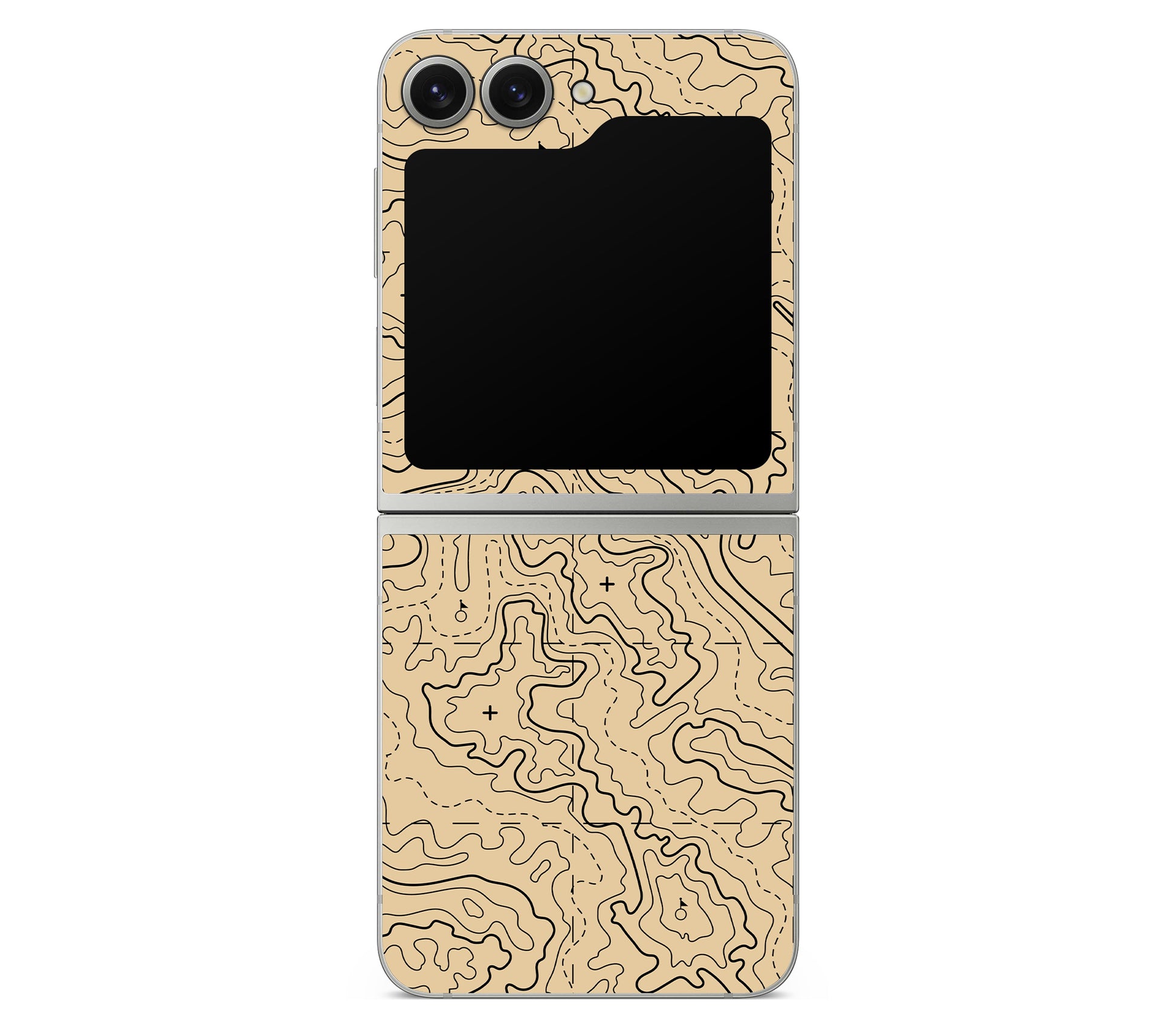 Galaxy Z Flip 7 FE skin, Lockdown (Sandline), full wrap skin