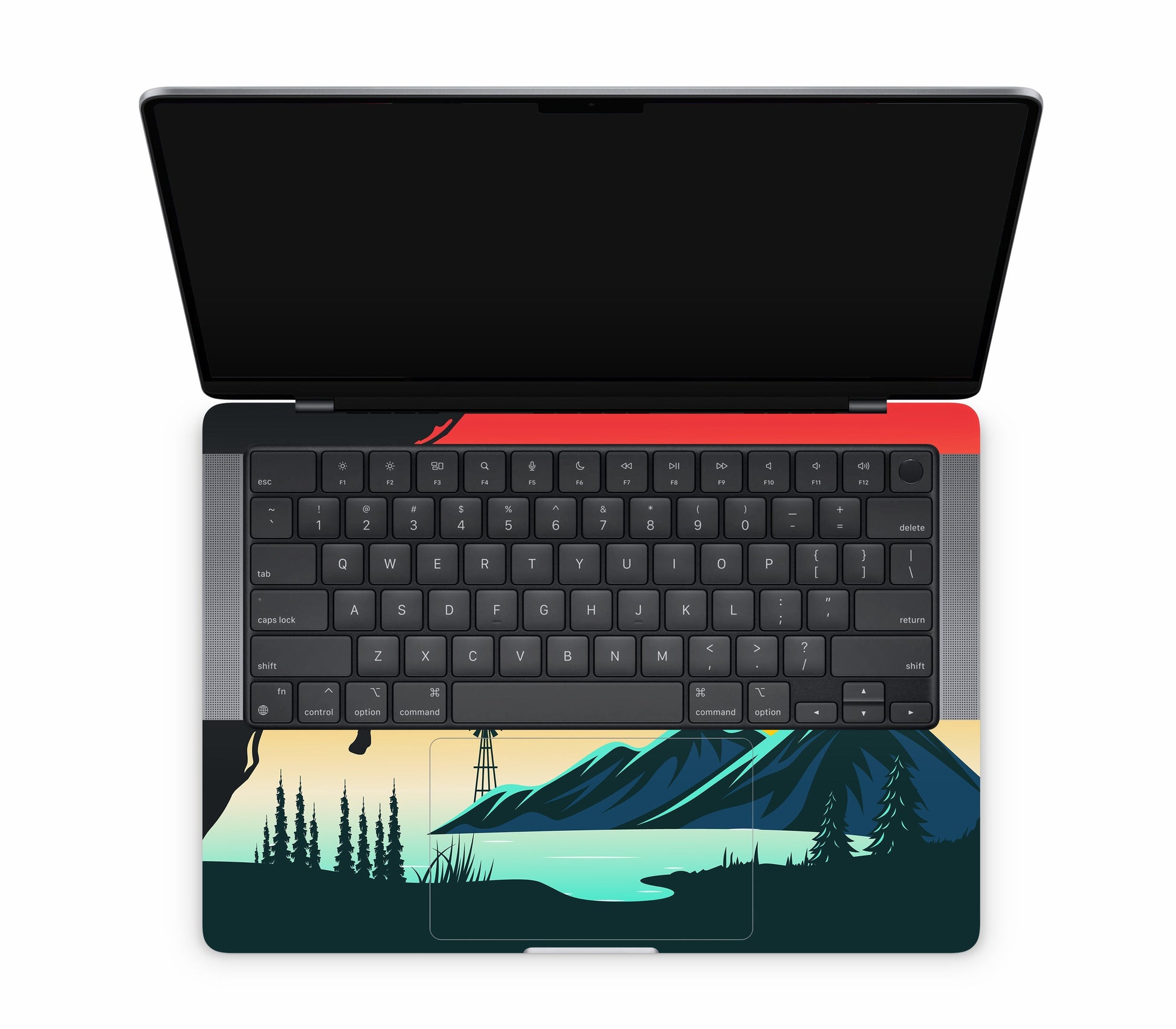 MacBook Pro 14" (2025, M5) skin, Skybound, inside skin