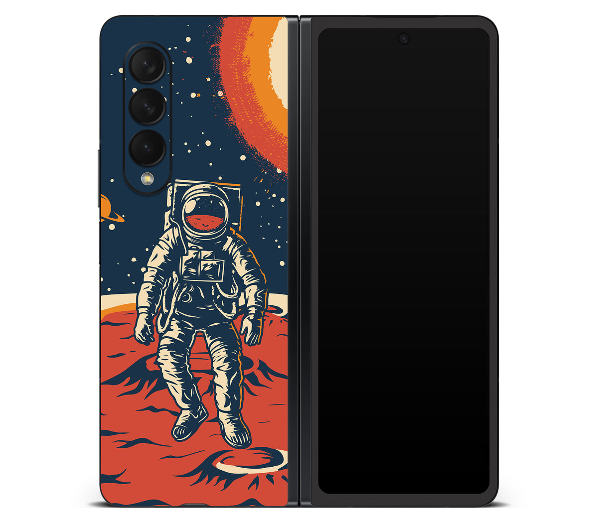 Galaxy Z Fold 3 skin, Martian, back skin