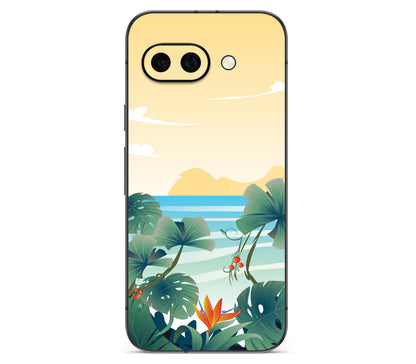 Google Pixel 9A skin, Sizzle Bay, back skin