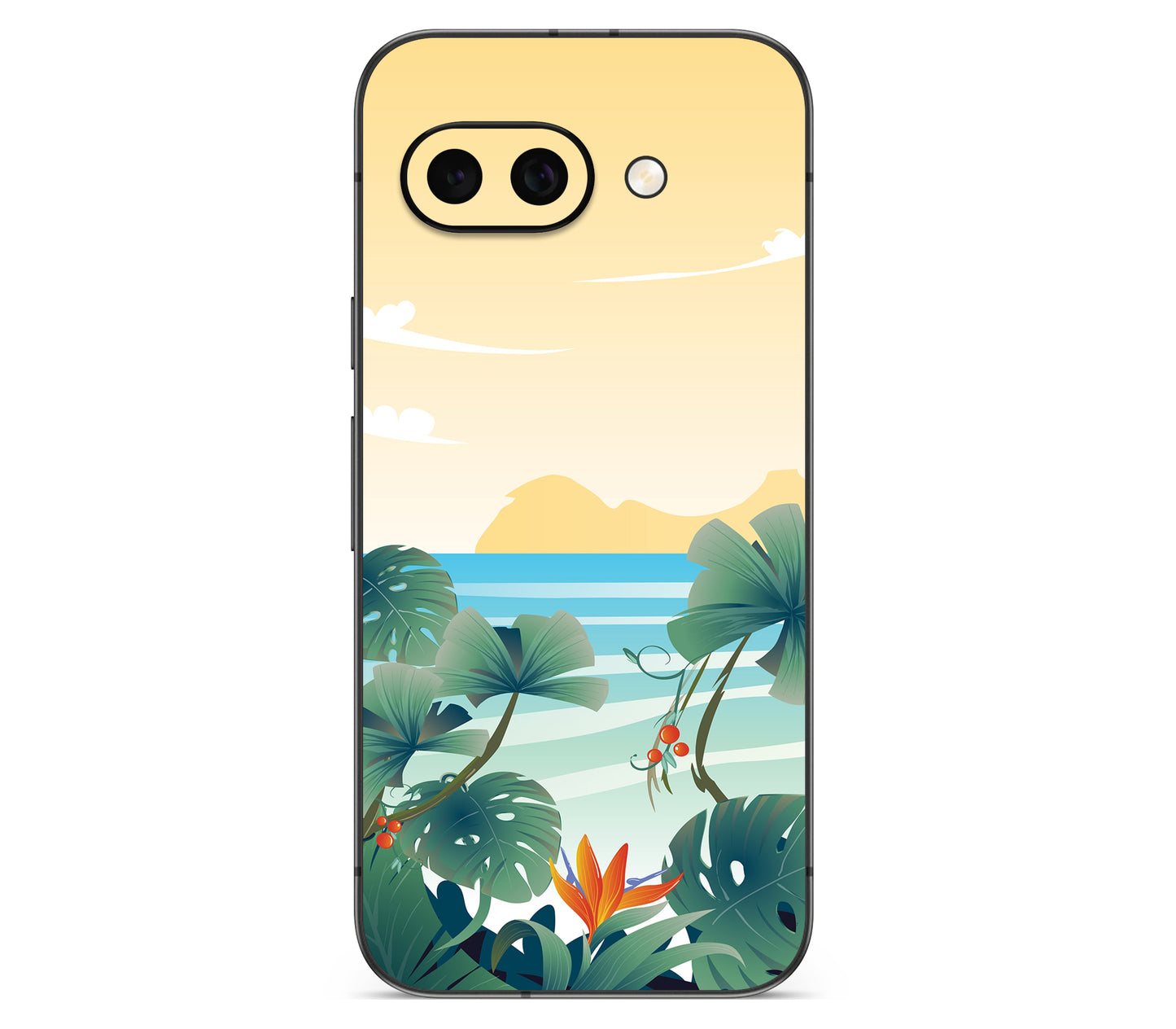 Google Pixel 10A skin, Sizzle Bay, back skin
